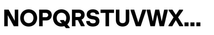 Baru Sans Extra Bold Font UPPERCASE