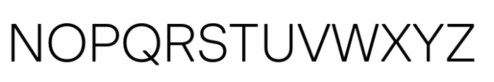Baru Sans Extra Light Font UPPERCASE