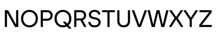 Baru Sans Regular Font UPPERCASE