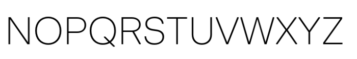 Baru Sans Thin Font UPPERCASE