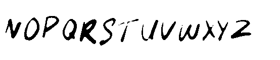 Barviera Handwriting Font UPPERCASE