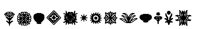Barviera Icon Font UPPERCASE