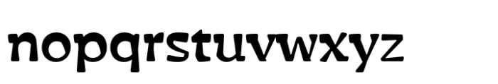 Basati Rounded Bold Font LOWERCASE