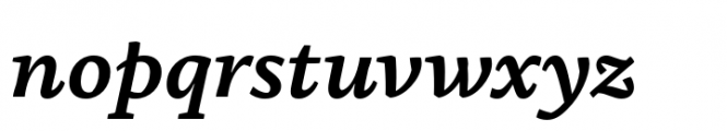 Basco Std Bold Italic Font LOWERCASE