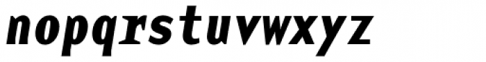Base Monospace Narrow Bold Italic Font LOWERCASE