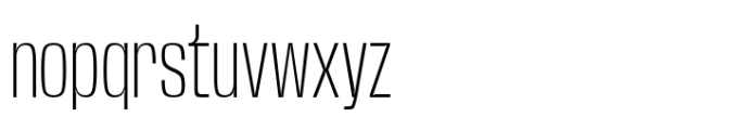 Base Neue Condensed Extra Light Font LOWERCASE