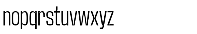 Base Neue Condensed Light Font LOWERCASE