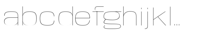 Base Neue Expanded Thin Font LOWERCASE