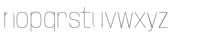 Base Neue Thin Font LOWERCASE