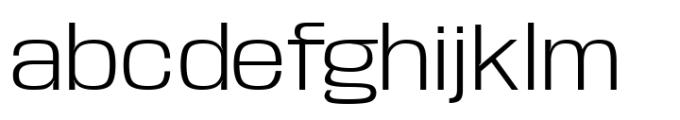 Base Neue Wide Light Font LOWERCASE