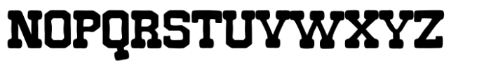 Baseball College Regular Font UPPERCASE