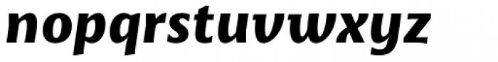 Basel Neue Black Italic Font LOWERCASE