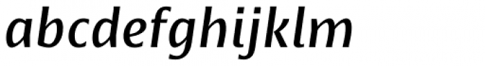 Basel Neue Medium Italic Font LOWERCASE