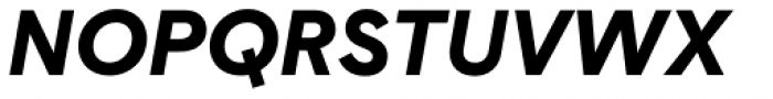 Basetica Bold Italic Font UPPERCASE