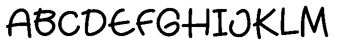 Bashemath Bold Font UPPERCASE