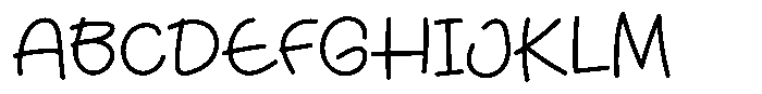 Bashemath Regular Font UPPERCASE