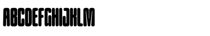 Bashin Rounded Font UPPERCASE