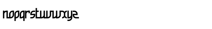 Bashiroh Font LOWERCASE