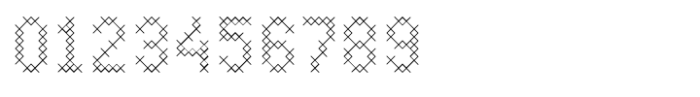 Basic Pixel Cross Font OTHER CHARS