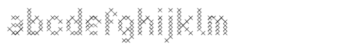 Basic Pixel Cross FONT