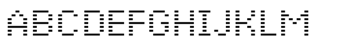 Basic Pixel Half Font UPPERCASE