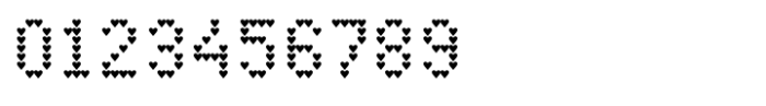 Basic Pixel Heart Font OTHER CHARS
