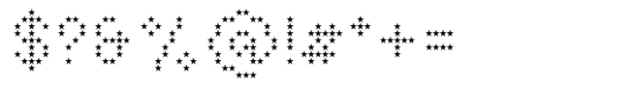 Basic Pixel Star Font OTHER CHARS