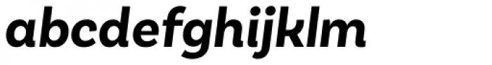 Basic Sans Bold Italic Font LOWERCASE