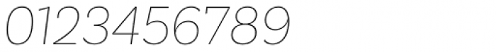 Basic Sans Thin Italic Font OTHER CHARS