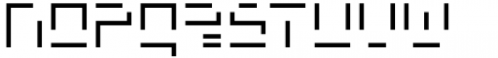 Basika Core Thin Font LOWERCASE