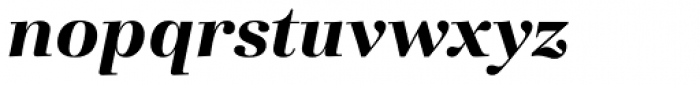 Basilia Bold Italic Font LOWERCASE