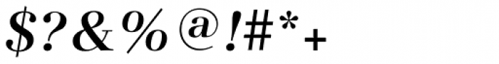 Basilia Medium Italic Font OTHER CHARS