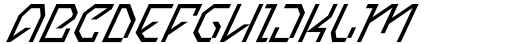 Basilisk Italic Font UPPERCASE