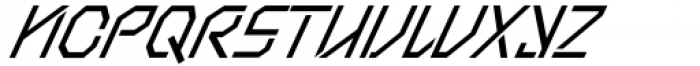 Basilisk Italic Font LOWERCASE