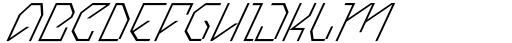 Basilisk Light Italic Font UPPERCASE