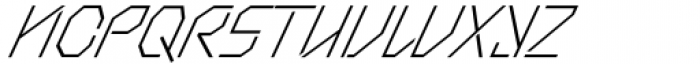 Basilisk Light Italic Font LOWERCASE