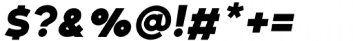 Basique Pro Black Italic Font OTHER CHARS