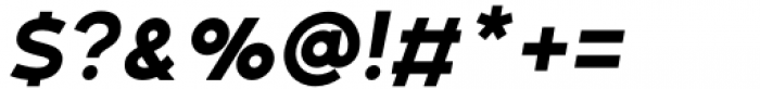 Basique Pro Bold Italic Font OTHER CHARS