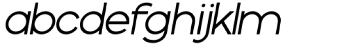 Basique Pro Light Italic Font LOWERCASE