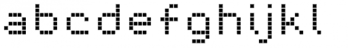 Basis Cubed Font LOWERCASE