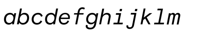 Basis Grotesque Mono Variable Italic FONT
