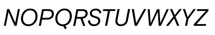 Basis Grotesque Variable Italic Font UPPERCASE