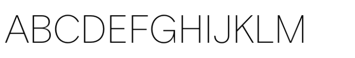 Basis Grotesque XLight Font UPPERCASE