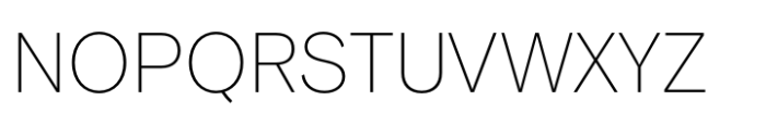 Basis Grotesque XLight Font UPPERCASE