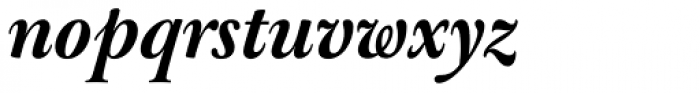 Baskerville 120 Pro Bold Italic Font LOWERCASE
