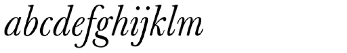 Baskerville 120 Pro Italic Font LOWERCASE