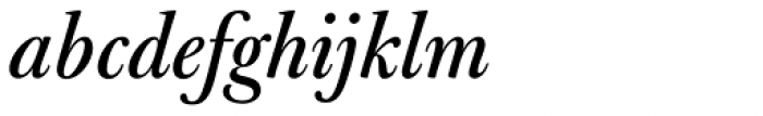 Baskerville 120 Pro Medium Italic Font LOWERCASE