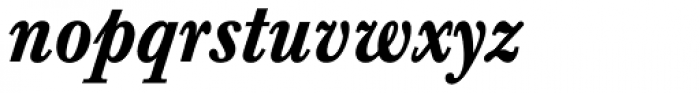Baskerville Berth BQ Medium Italic Font LOWERCASE