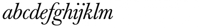 Baskerville Book BQ Italic Font LOWERCASE