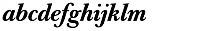 Baskerville Book BQ Medium Italic Font LOWERCASE